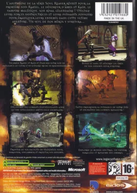 Legacy of Kain Defiance (USA) box cover back